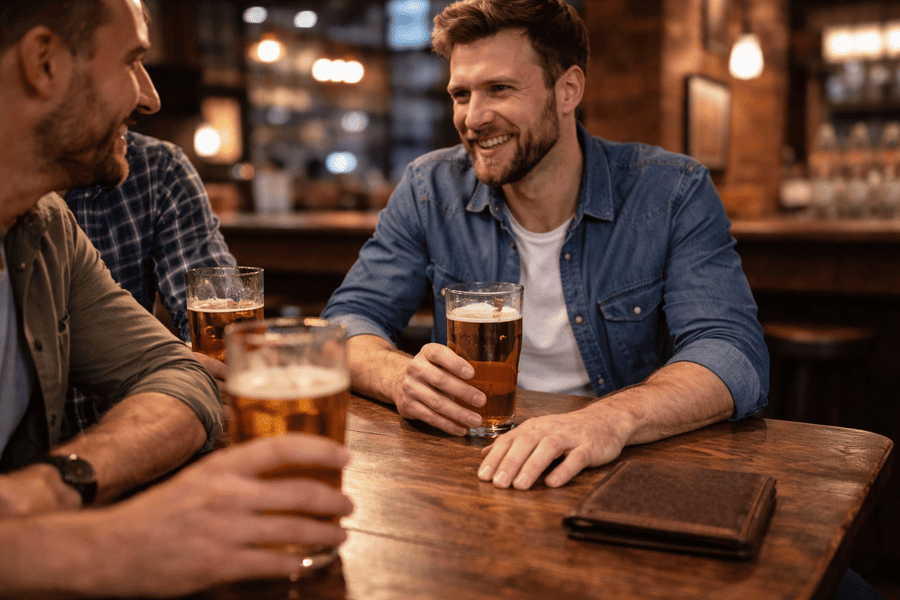 hnedá kožená peňaženka pre mužov  mk